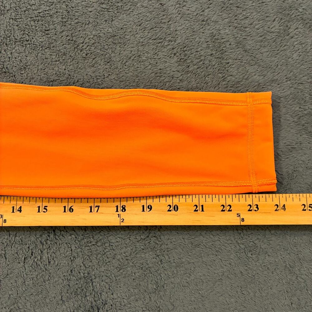 Lululemon Wunder Under Orange Soda Activewear High Rise Leggings Women’s Size 2 - Picture 6 of 7